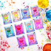 Natural & Organic Holi Color Powder (Gulal) – Pack of 10 Random Colors | Non-Toxic, Eco-Friendly, Skin Safe Herbal Gulal for Kids & Adults | Festival of Colors Celebration by Upharkaro