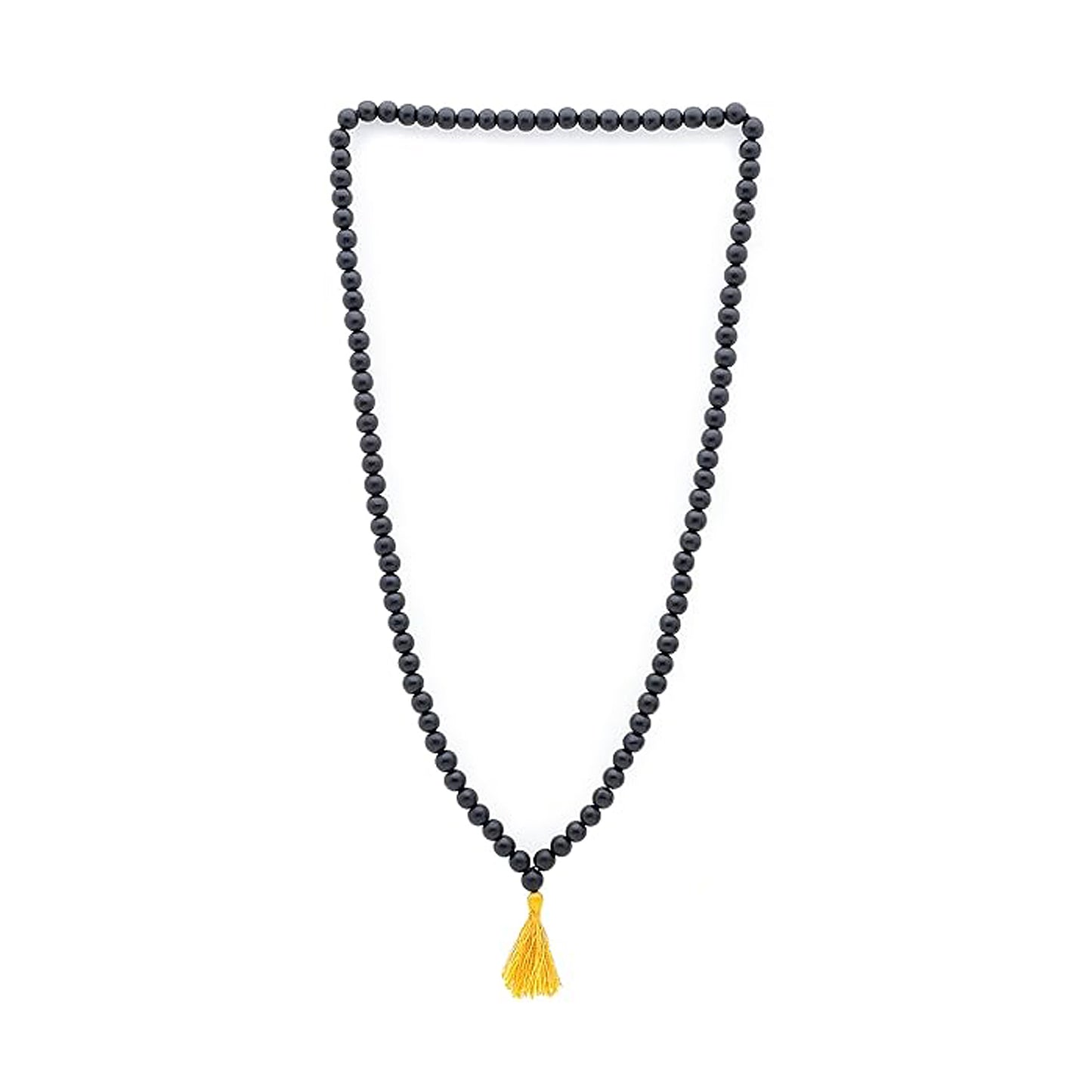 Upharkaro Lab Certified Original Karungali Mala 108 Beads | Natural Ebony Wood Japa Mala with Authenticity Certificate | Spiritual Meditation, Prayer, Protection & Positive Energy Necklace for Men & Women