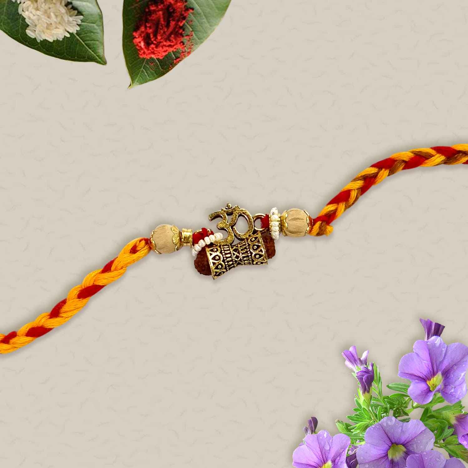 Om Damru Fancy Rakhi By Upharkaro-Upharkaro