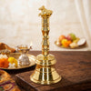 Premium Brass Pooja Ghanti with Nandi Handle, 12 cm Height | Temple Ghanti for Home Mandir, Office, Daily Pooja & Religious Ceremonies | Temple Ghanti, Home Mandir Use, Office Use, Daily Pooja, Religious Ceremonies