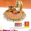 Premium Karwa Chauth Thali Set with Pooja Book & Mata Poster – 41% Off | By Upharkaro