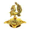 Pure Brass Traditional Panch Deepak Oil Lamp – Handcrafted Diya for Pooja, Festival & Home Décor by Upharkaro