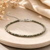 Upharkaro Original Natural Pyrite Anklet for Women | Lab Certified Genuine Pyrite Crystal Payal for Wealth, Confidence, Prosperity & Positive Energy | Adjustable Gemstone Foot Jewelry