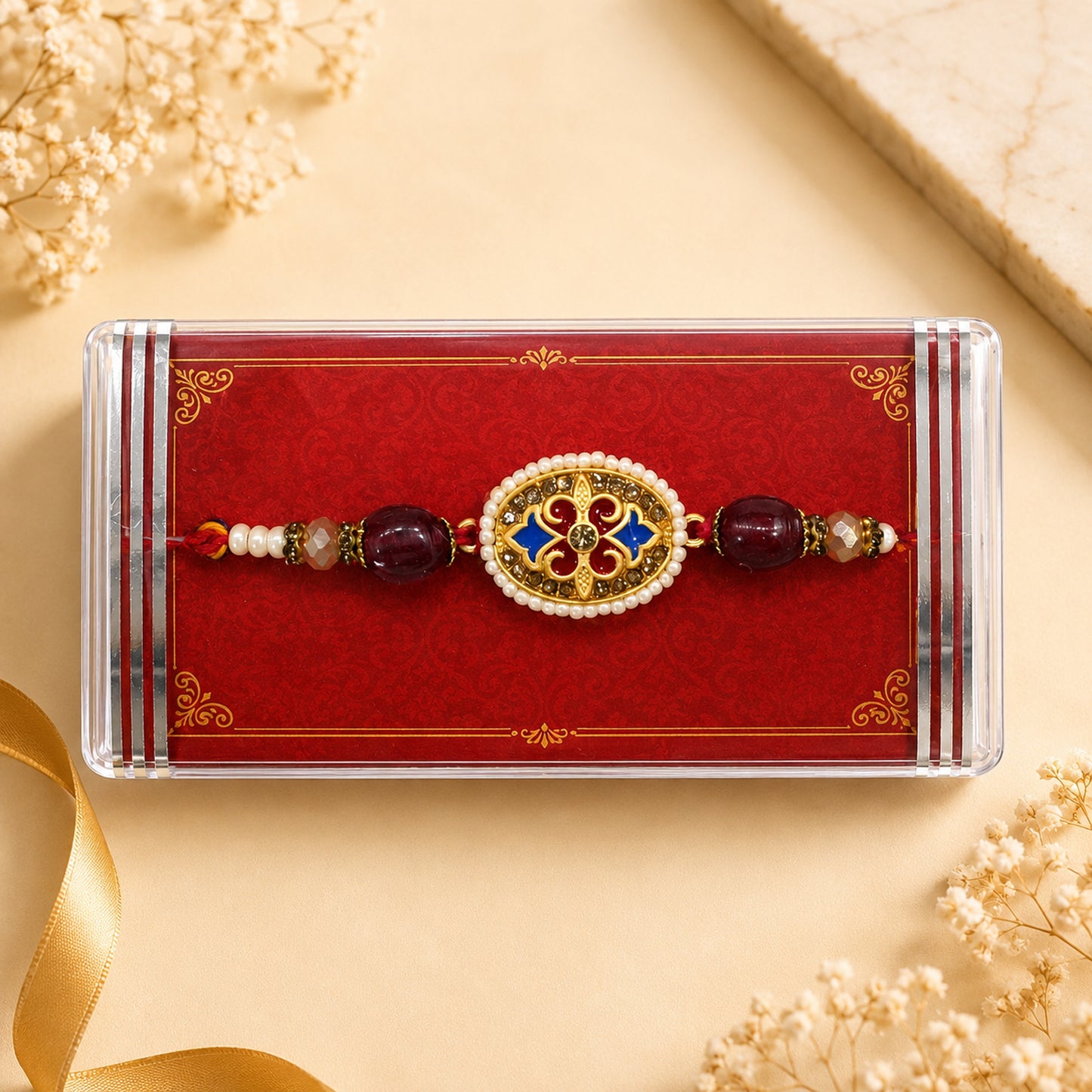 Exclusive Designer Rakhi for Brother | Multi-Colour Dora for Rakshabandhan | Fancy Handmade Rakhi for Bhaiya | Beautiful Traditional Gift for Sibling | Stylish Decorative