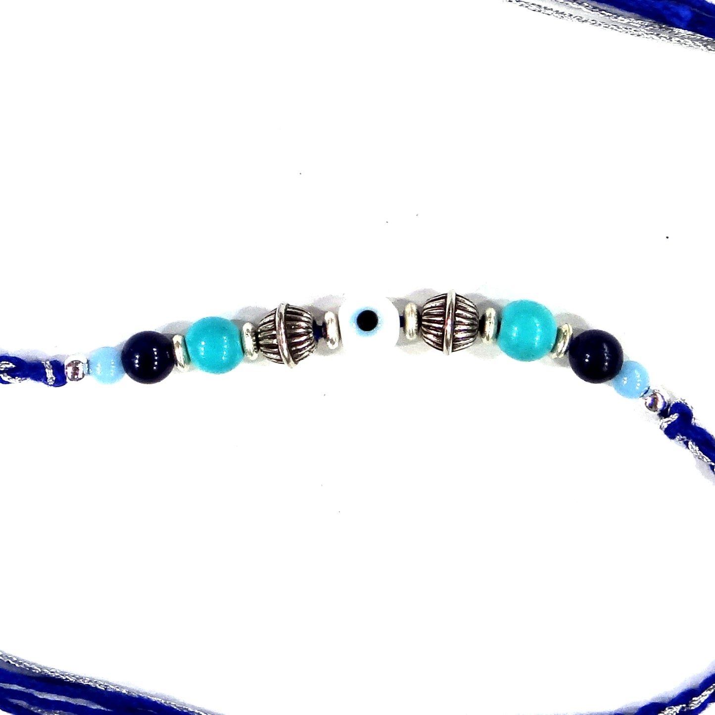 Premium Blue Evil Eye Rakhi for Bhaiya with Protective Charm | Stylish Handmade Rakhi