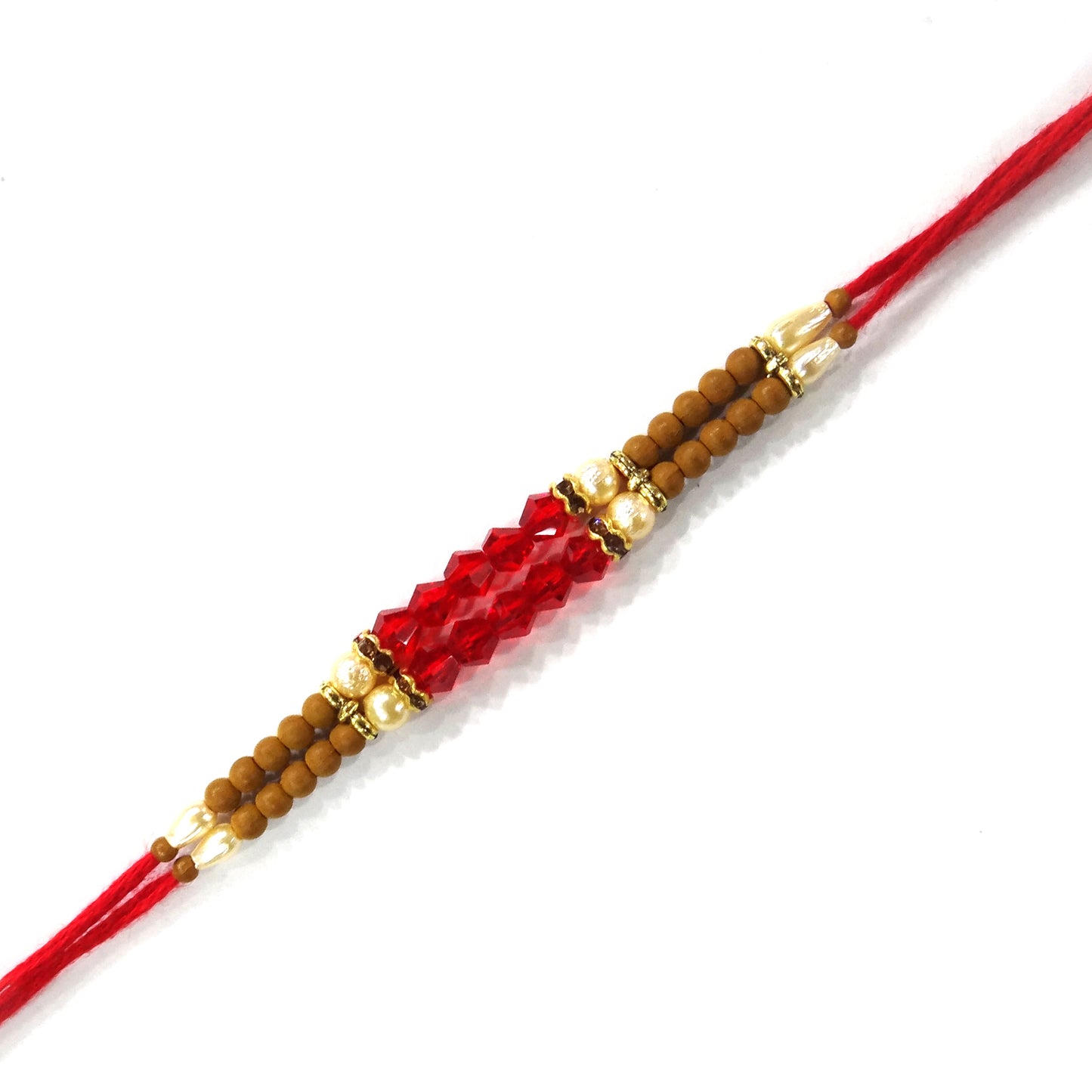 Designer Rakhi for Brother – Rudraksha & Evil Eye Rakhi for Protection, Positivity & Style | Best Rakhi for Brother Online 2024 | Upharkaro