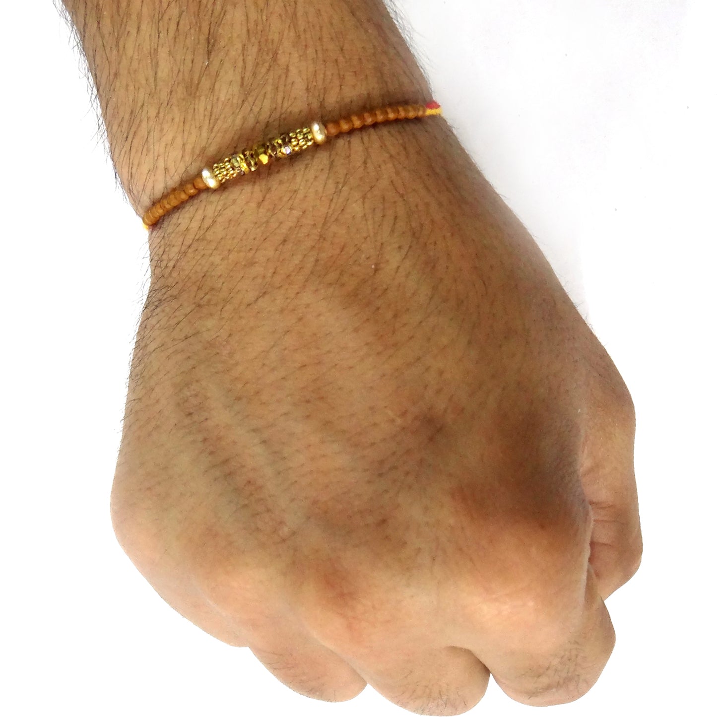 Special Design Chandan Auspicious Rakhi  By Upharkaro