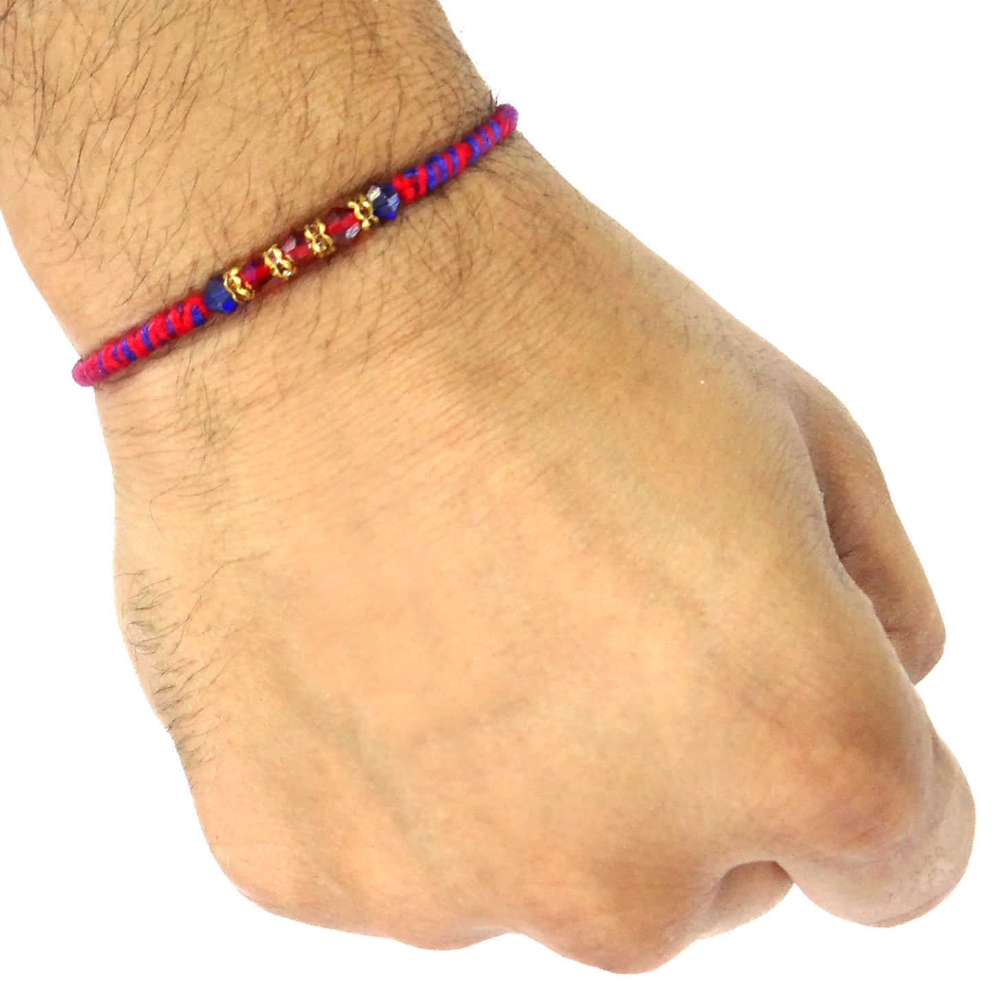 Multi Stone   Dora Rakhi By Upharkaro
