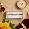 Elegant Handmade Bhaiya Rakhi with Rudraksha and Golden Accents