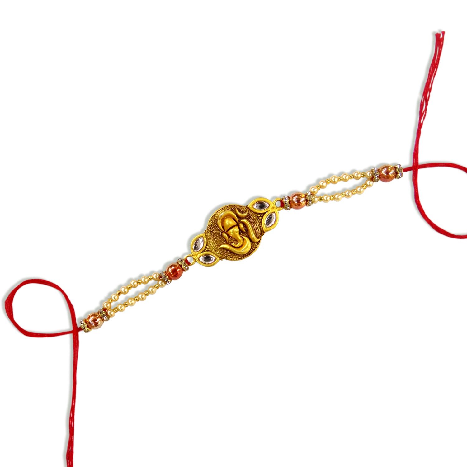 Ganesha Exclusive Rakhi for Brother By Upharkaro – Divine Blessings Rakhi | Ganpati Raksha Bandhan 2024 Rakhi-Upharkaro
