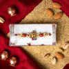 Rakshabandhan Radha Krishna Rakhi – Beautiful & Unique Design for Dearest Bhai/Bhaiya/Brother | Traditional Handcrafted Rakhi with Spiritual Symbolism for Raksha Bandhan Celebration