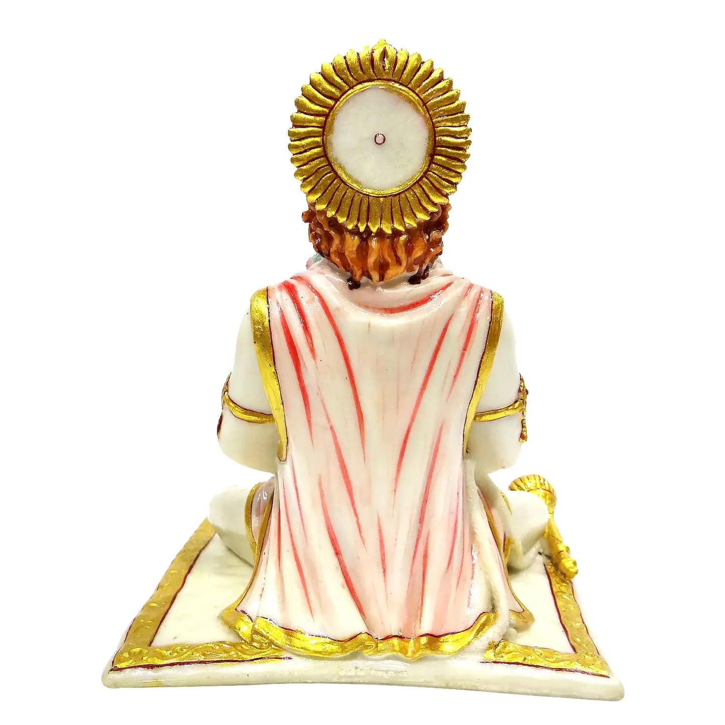 Ramayani Hanuman Ji Idol – 7.5 Inch | Sitting Bajrangbali Statue Reading Ramayana for Mandir, Home Décor & Gift Purpose Upharkaro