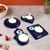 Reiki Evil Eye Crystal T-Light Candle Holder (Set of 4) By Upharkaro
