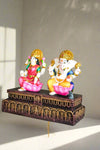 Resin Decor Lakshmi Ganesha Murti Idol