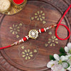 Shiny Diamond with Red stone Rakhi By Upharkaro