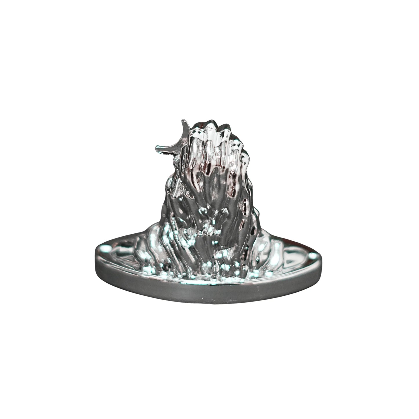 Crystal-like object on a white background