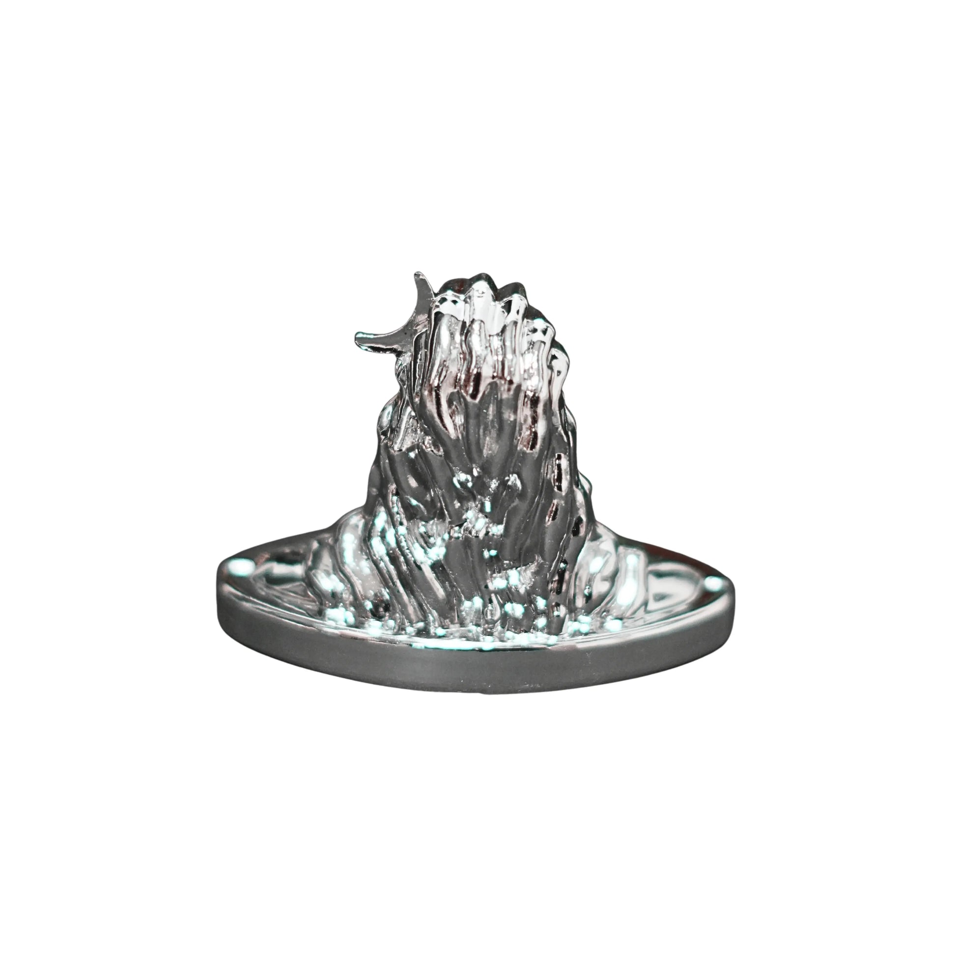 Crystal-like object on a white background