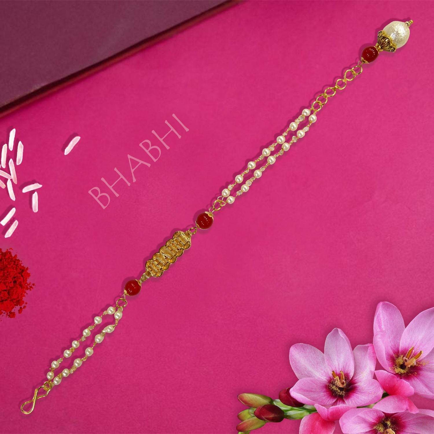 Bracelet Bhabhi Fancy Rakhi  By Upharkaro-Upharkaro