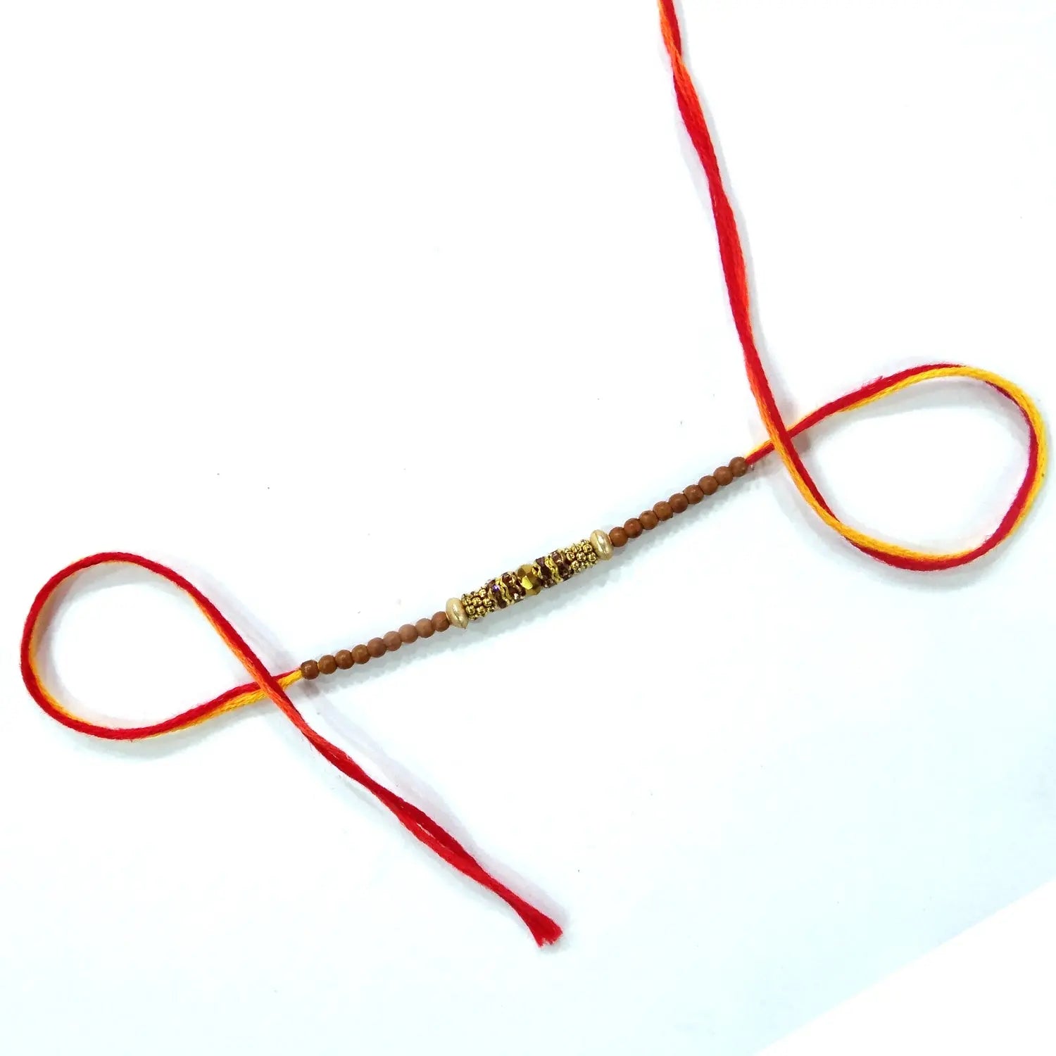 Special Design Chandan Auspicious Rakhi  By Upharkaro-Upharkaro