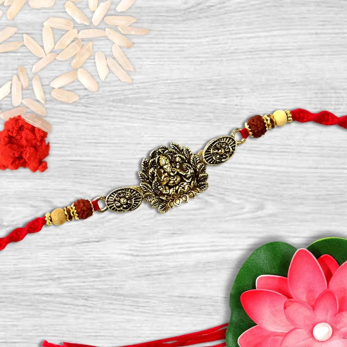 Stylish Classic Look Ganesh ji for Brother/Bhai Rakhi By Upharkaro-Upharkaro