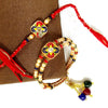 Traditional Bhaiya Bhabhi Rakhi Set by Upharkaro – Designer Rakhi & Lumba Combo for Raksha Bandhan Gift