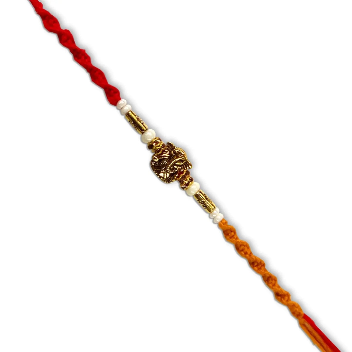Traditional Shri Ganesh Rakhi & Kids Rakhi – Combo Set of 4 for Brothers | Upharkaro-Upharkaro