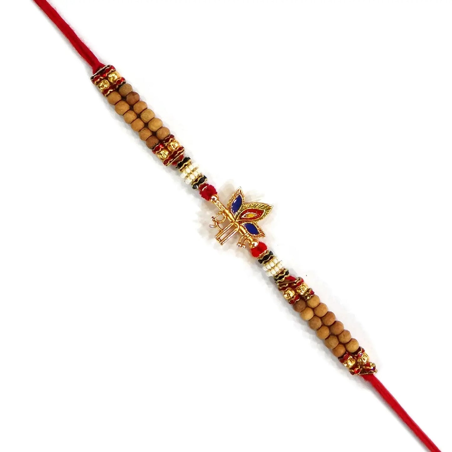 Traditional Shri Ganesh Rakhi & Kids Rakhi – Combo Set of 4 for Brothers | Upharkaro-Upharkaro