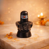 Upharkaro Mini Shivling Idol in Black Marble | Lord Shiva Shivling Statue for Home, Office & Car Dashboard (8 cm, Made in India)