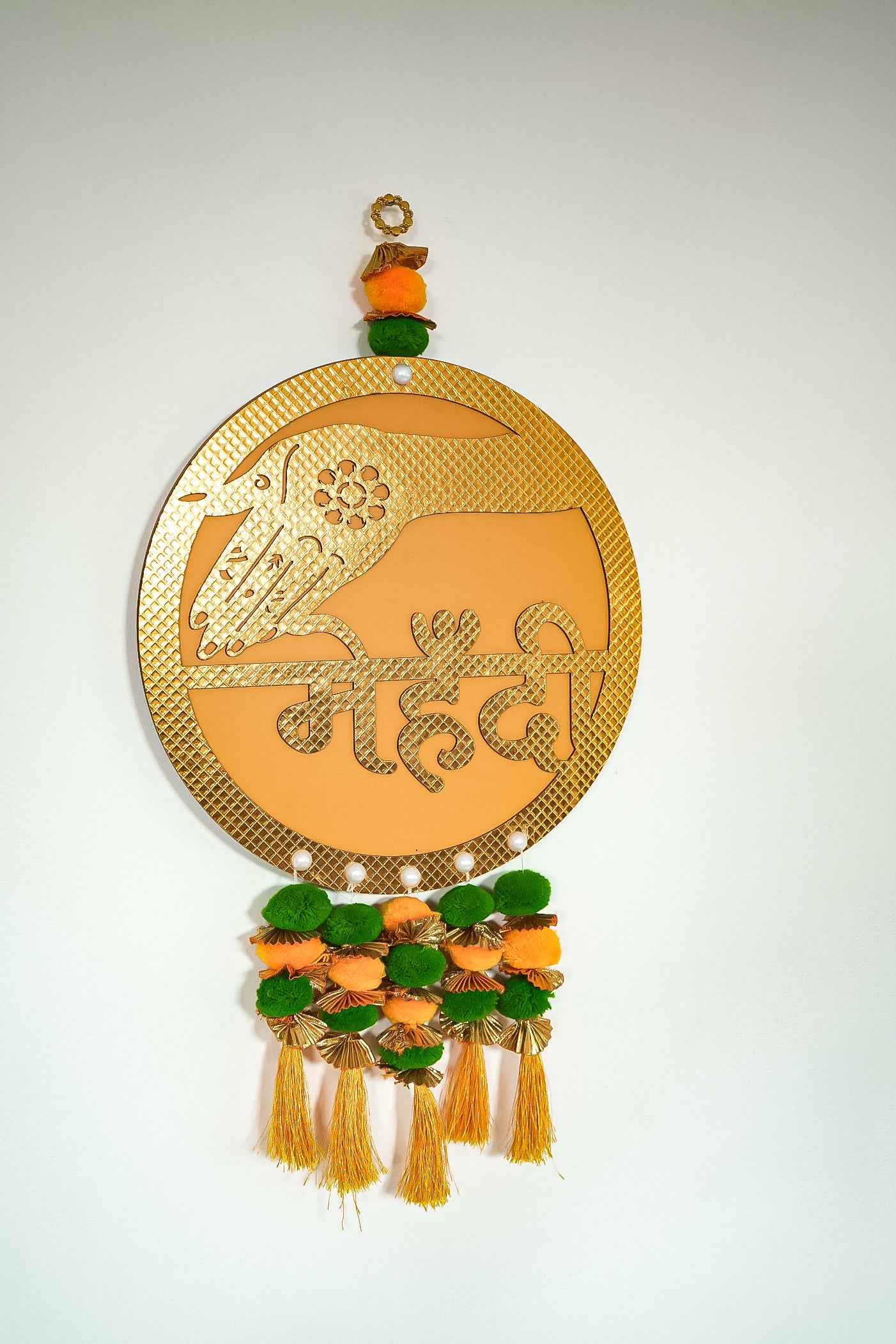 Wedding Decoration Round Mehndi Hanging-Upharkaro