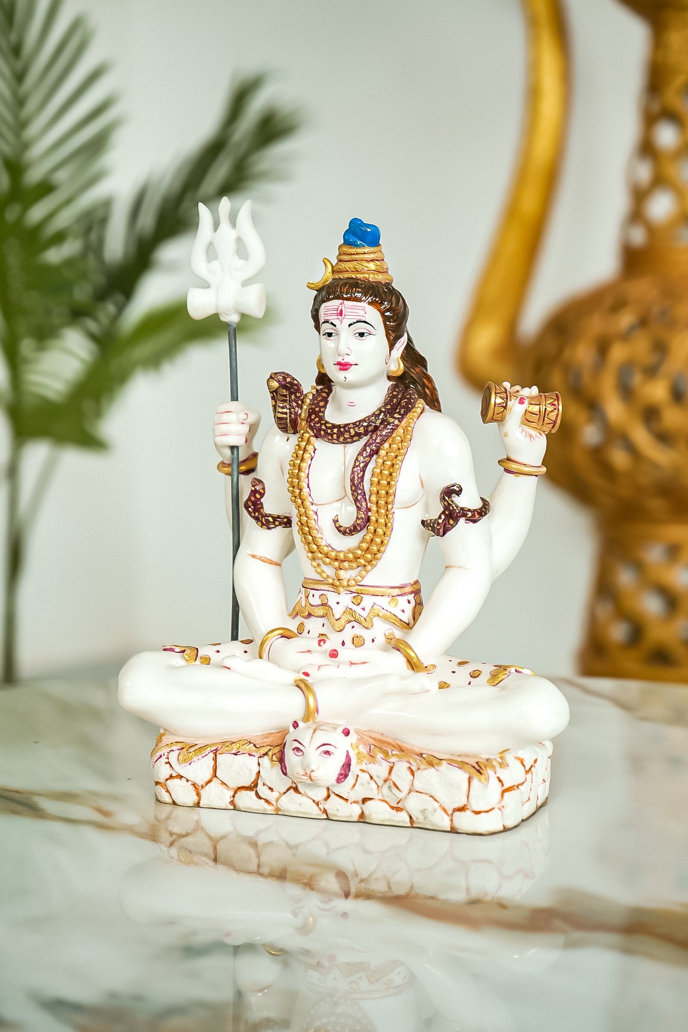 Antique Lord Shiva Finish Statue