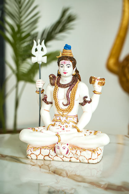 Antique Lord Shiva Finish Statue