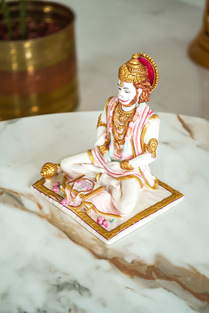 Meditating Lord Hanuman Sitting Statue