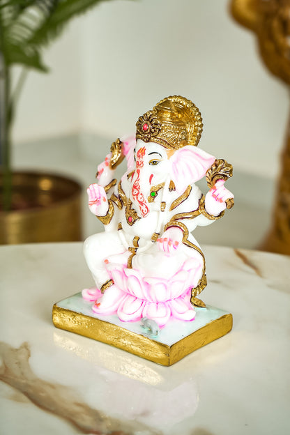 Marble Dust Lord Ganesha Statue