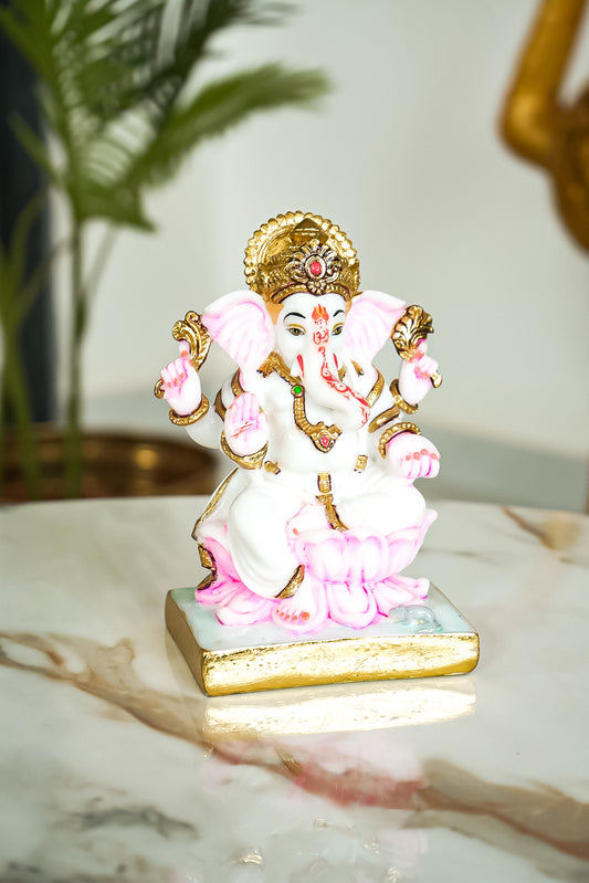 Marble Dust Lord Ganesha Statue