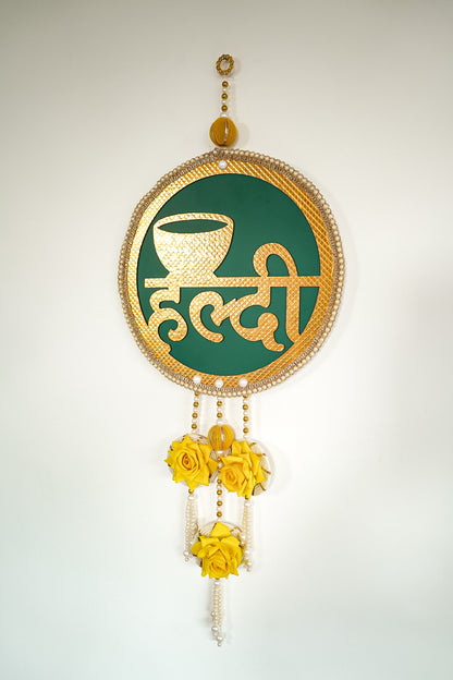 Wedding Decoration Round Haldi Hanging