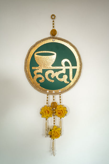 Wedding Decoration Round Haldi Hanging