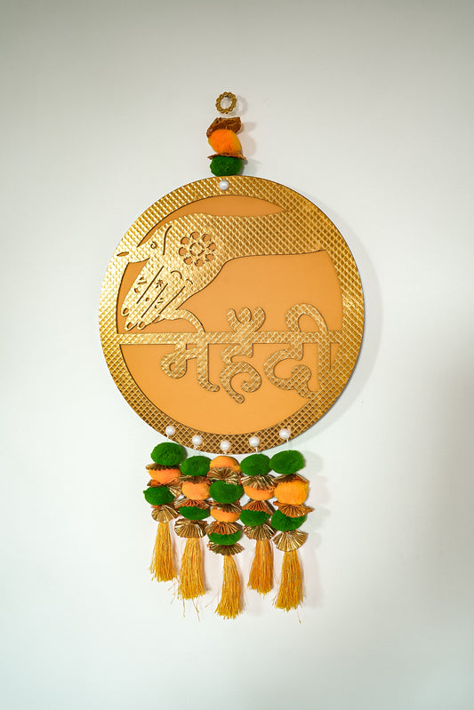 Wedding Decoration Round Mehndi Hanging