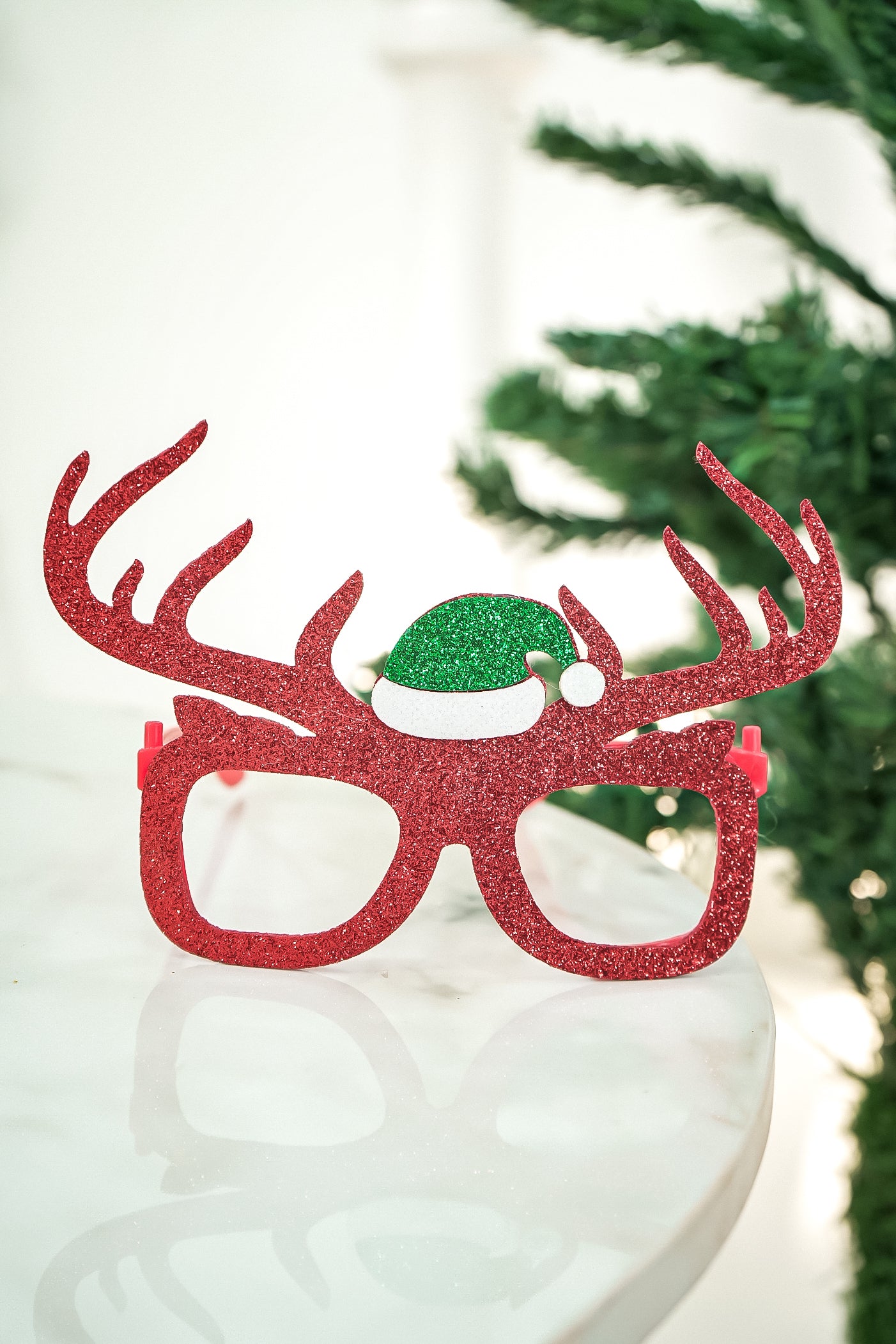 Children Boys Girls Funny Decorative Christmas Glasses Glitter