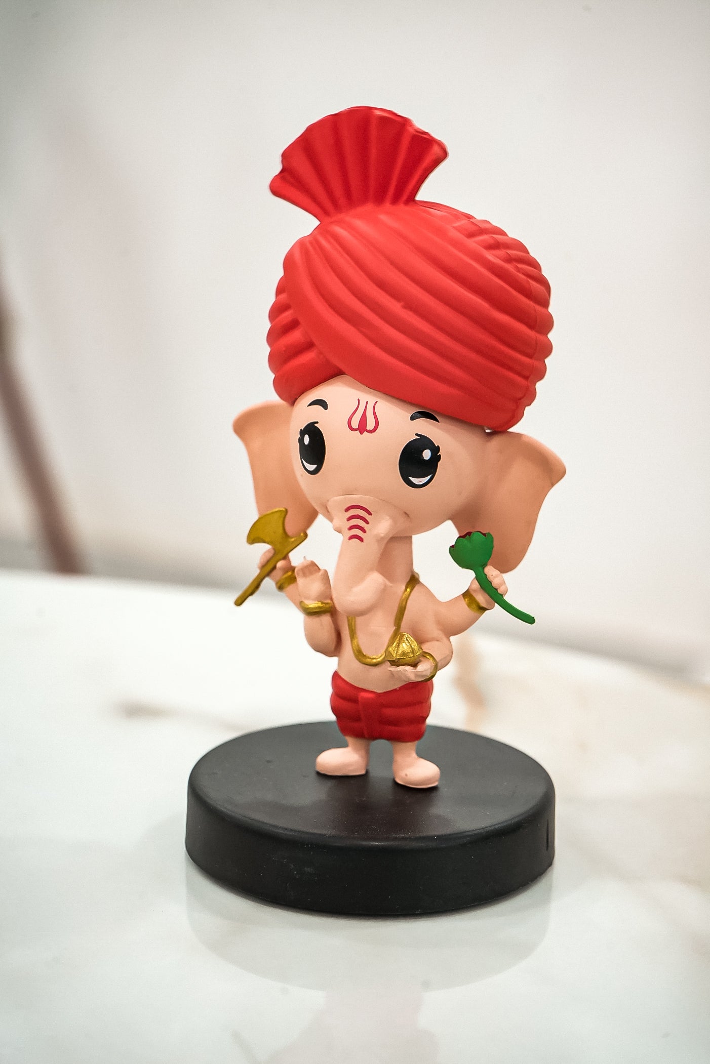 Bobble Head Pagdi Ganesha