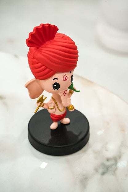 Bobble Head Pagdi Ganesha