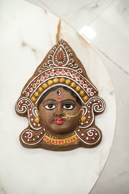 Eco-Friendly Cow Dung Maa Durga Face