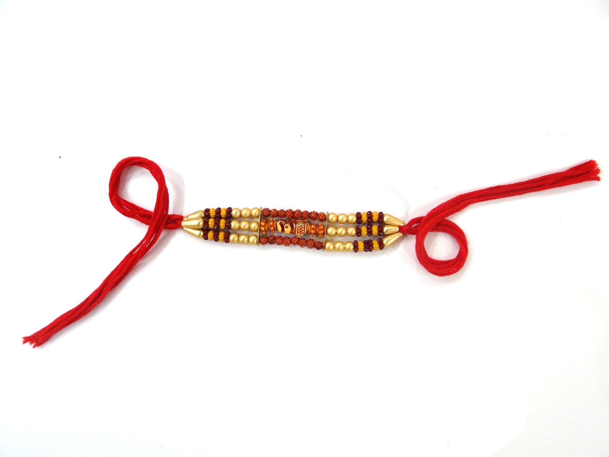 Trendy Bhaiya Rakhi with Designer Thread for Brother – Stylish Raksha Bandhan Rakhi By Upharkaro-Upharkaro