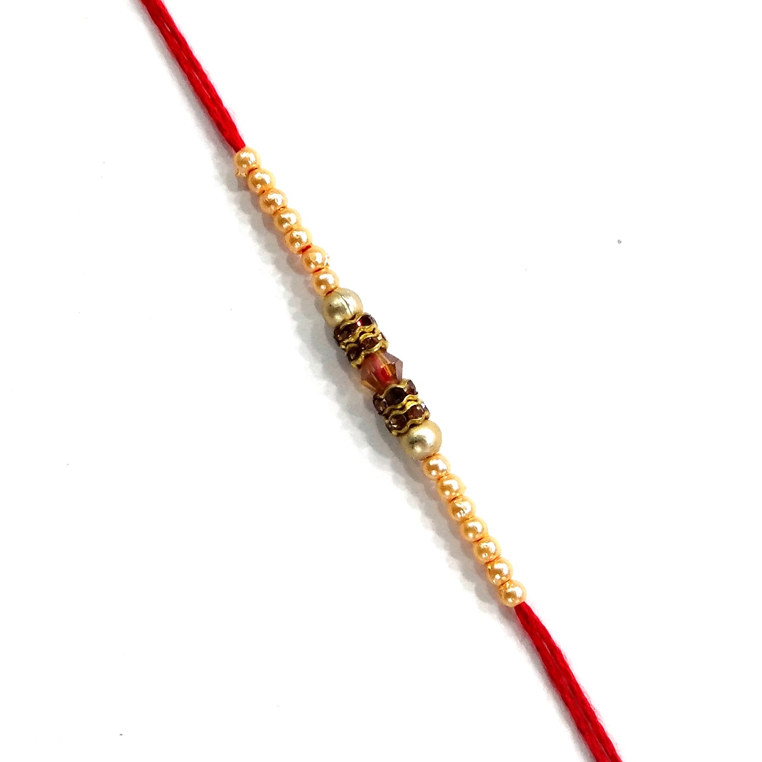 Glorious Pearl Fancy Rakhi By Upharkaro-Upharkaro