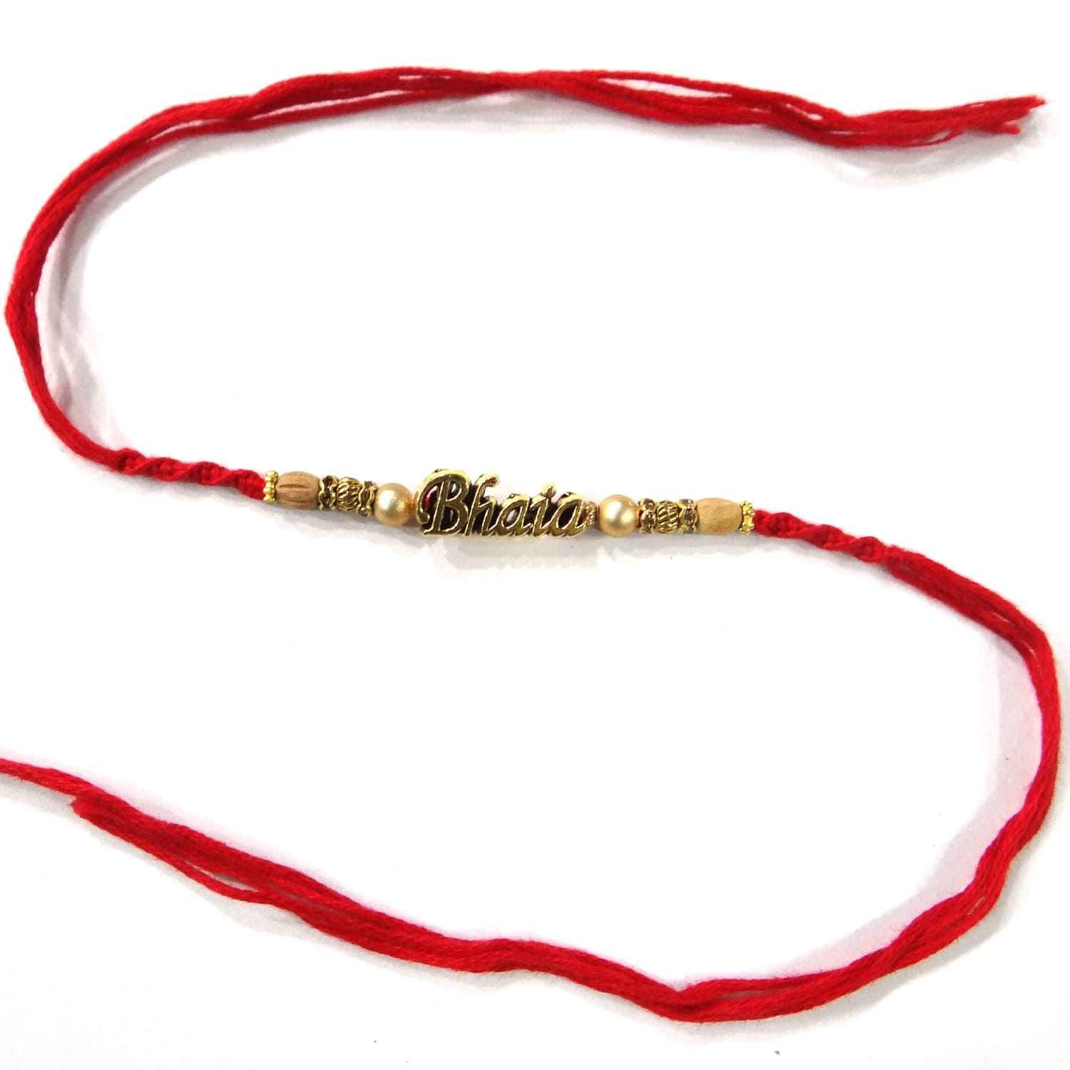 Traditional Bhaiya Rakhi for Brother – Handmade & Affordable Rakhi Gifts by Upharkaro-Upharkaro