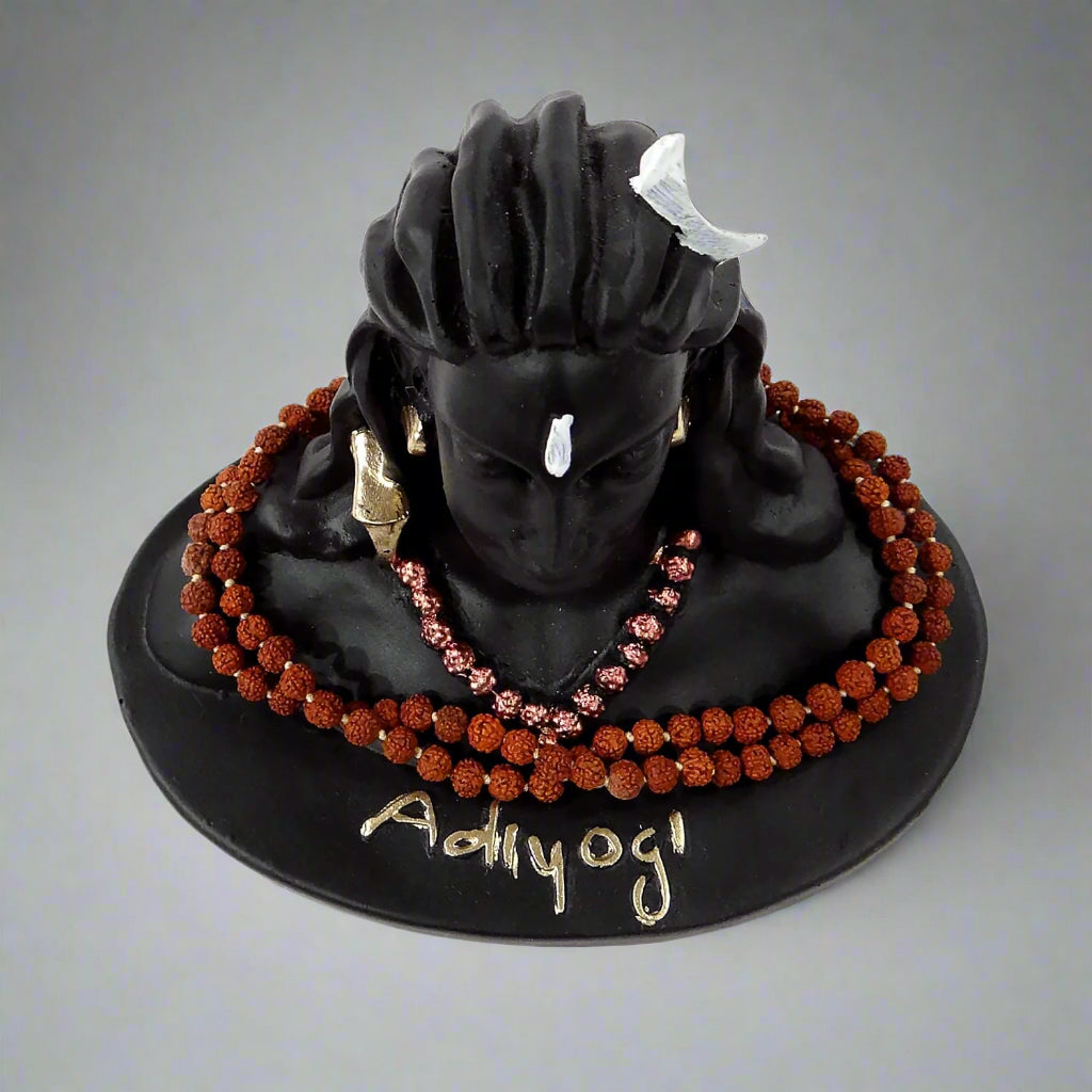 Resin Lord Shiva Adiyogi Statue – Inspired by Isha | Spiritual Home Decor Idol by Upharkaro | 23% OFF-Upharkaro